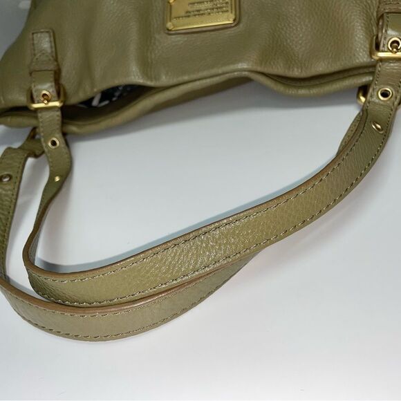 Marc Jacobs Khaki Green Leather Tote Bag - Picture 8 of 10